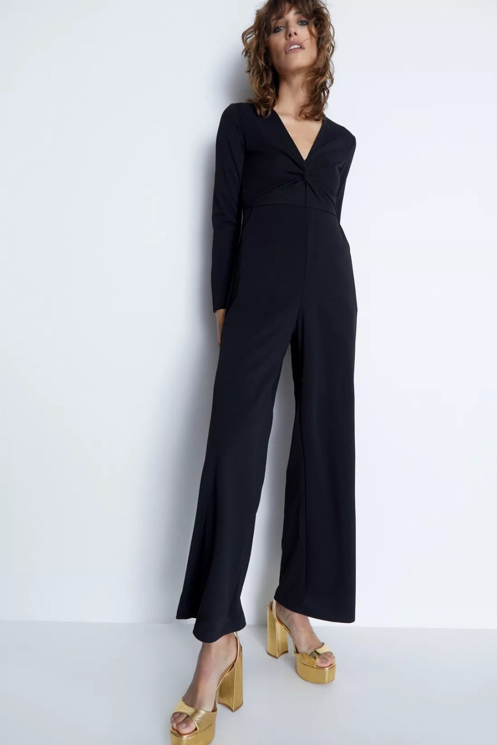 Plea Black Jumpsuit