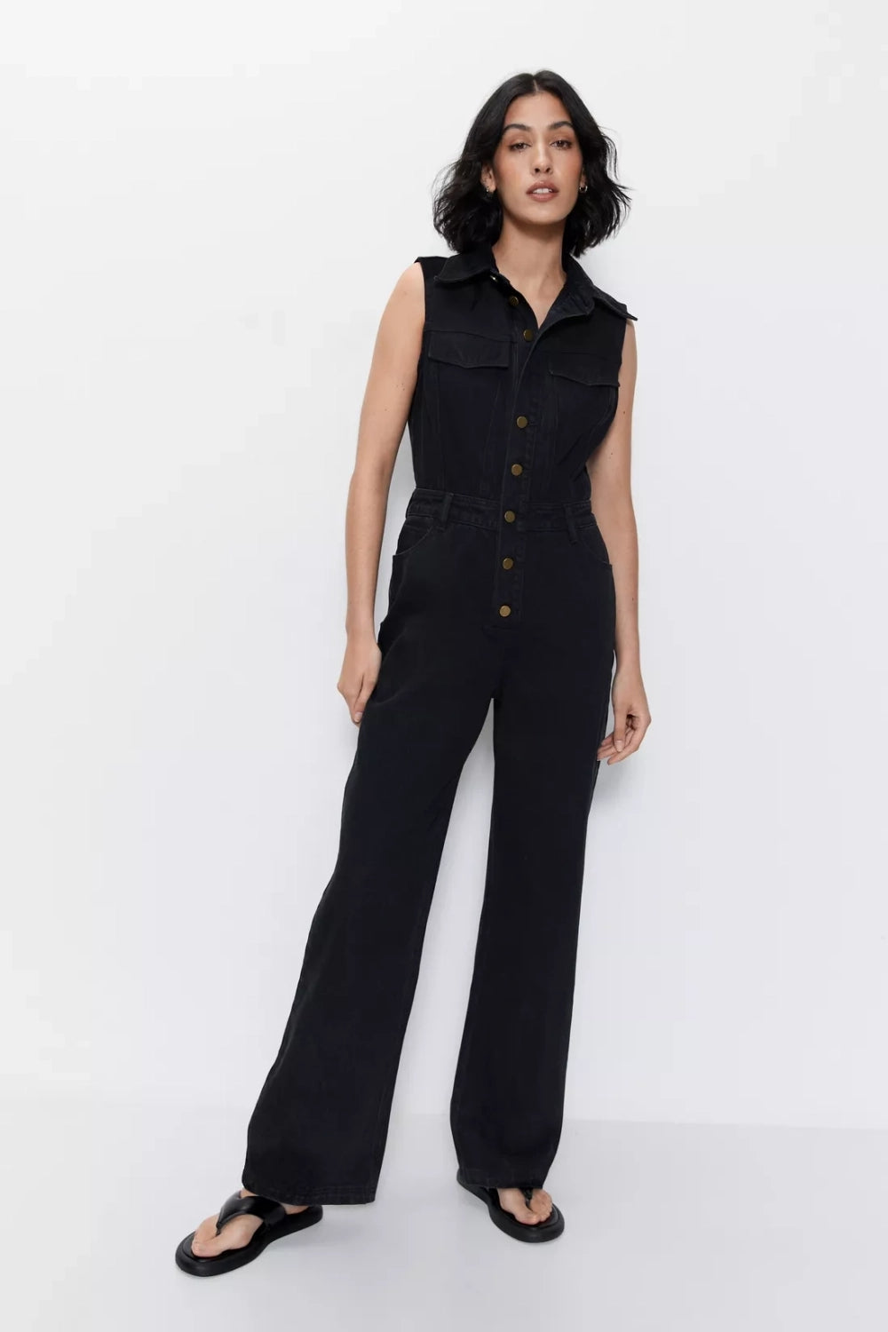 Pure Black Jumpsuit