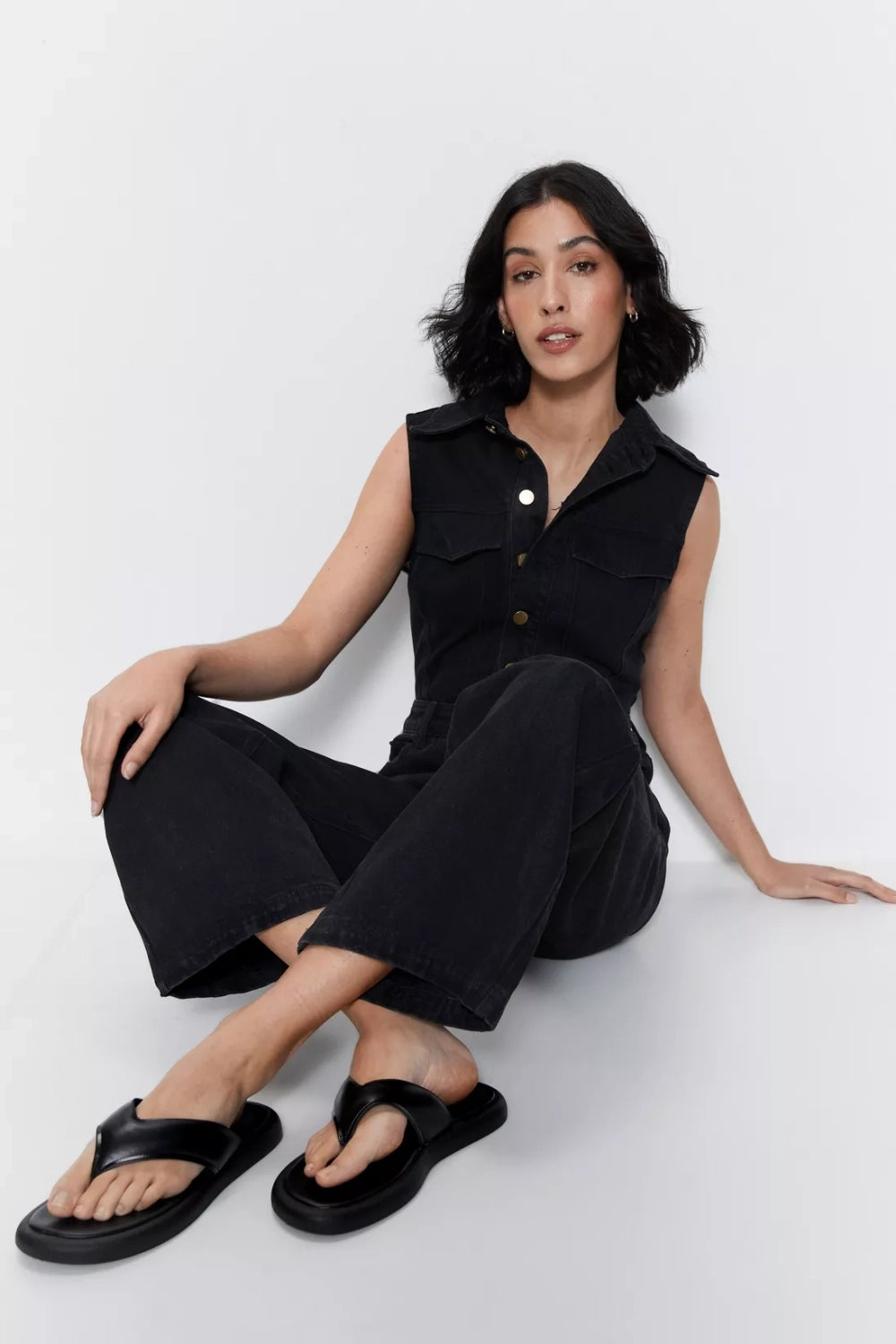 Pure Black Jumpsuit