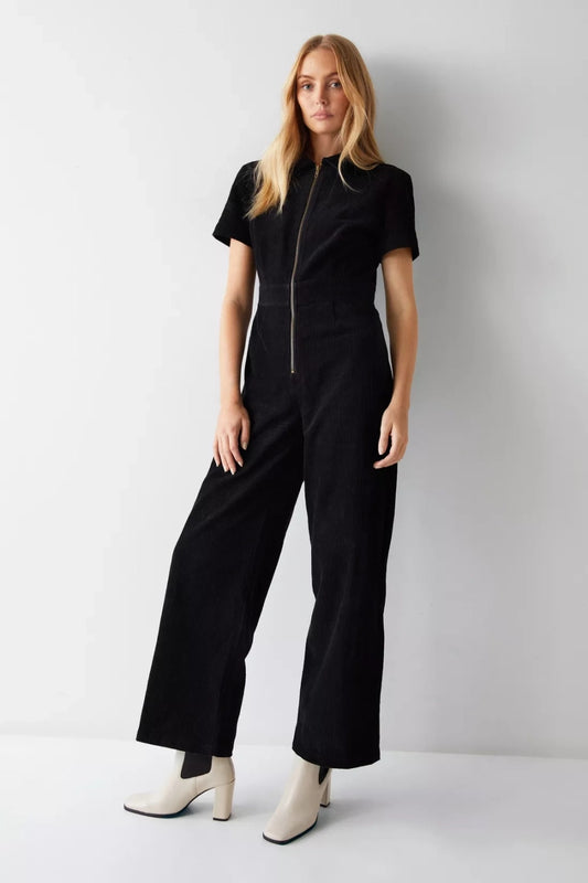 Sage Black Jumpsuit