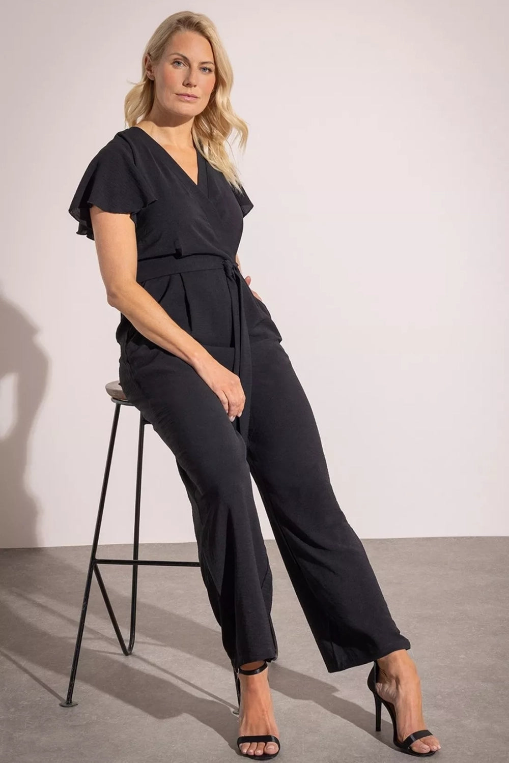 Spree Black Jumpsuit