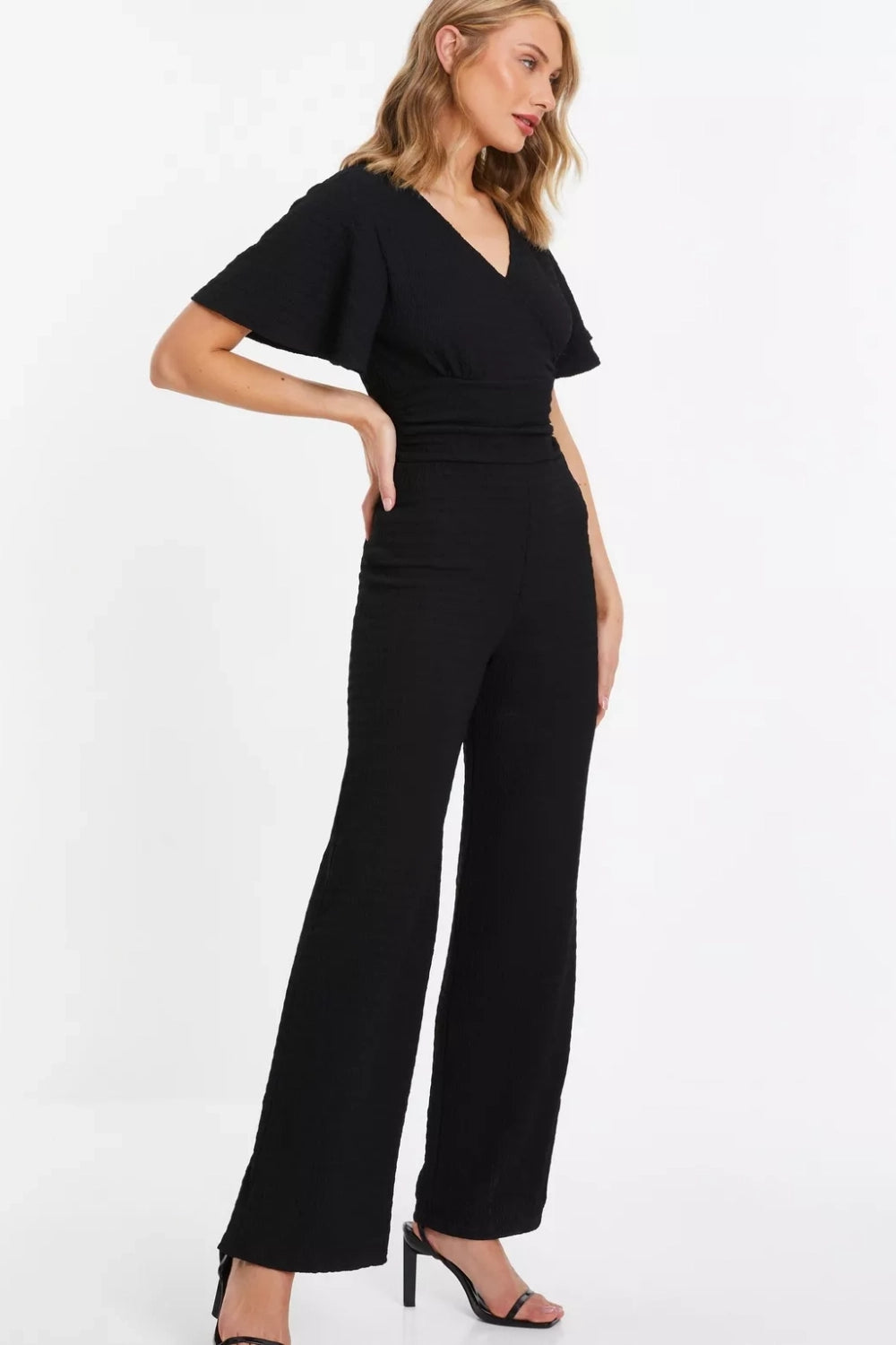 Twirl Black Jumpsuit