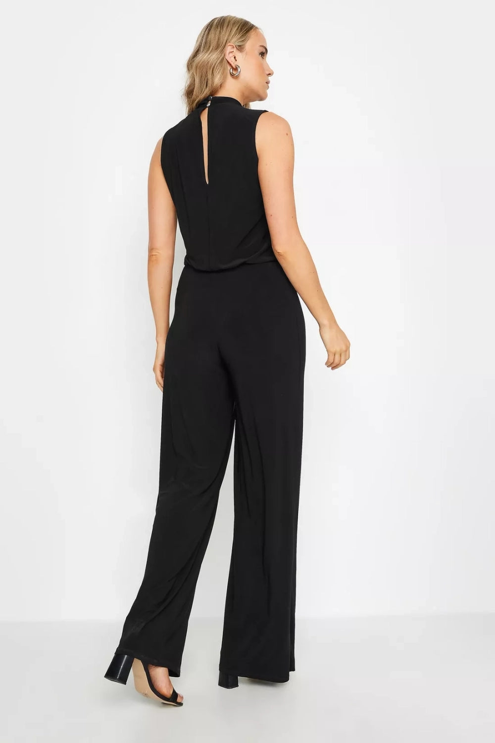 Charmeuse Black Jumpsuit