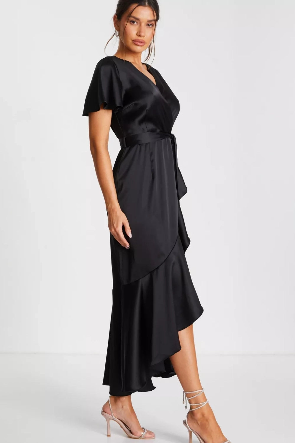 Refinedra Black Dress