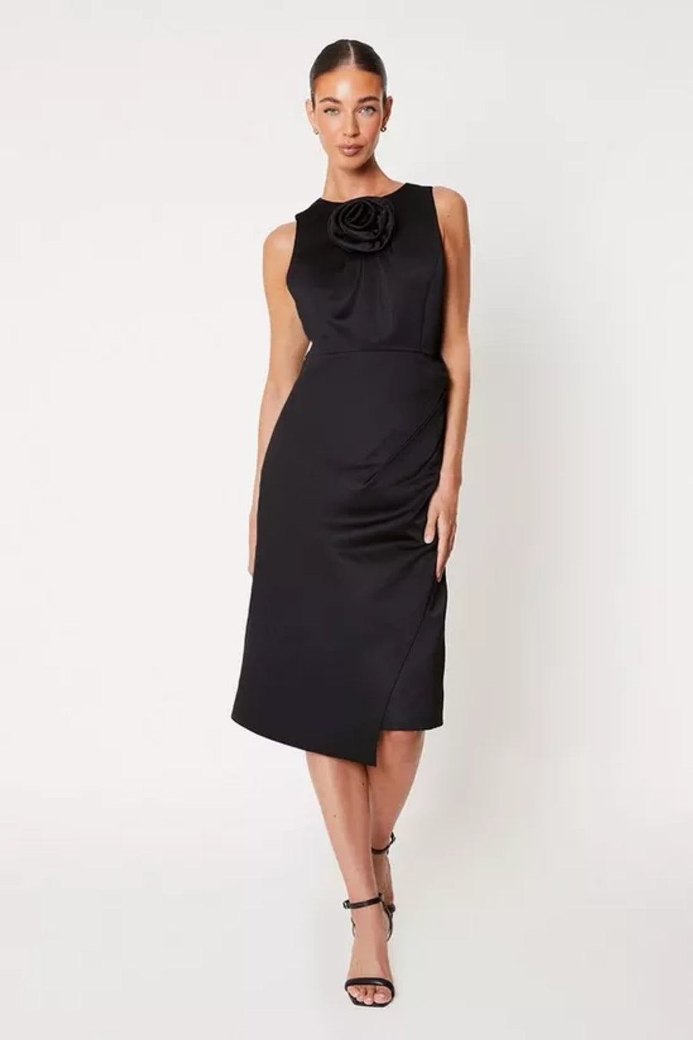 Dip Black Dress