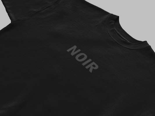 Noir Round Neck Tee